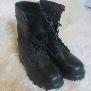 BATES Women's 9" US Navy DuraShocks Steel Toe Boot size 7 security work boot